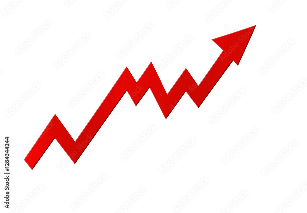a arrow pointing downward on graph paper isolated on a transparent background a arrow pointing downward on graph paper isolated on a transparent background
