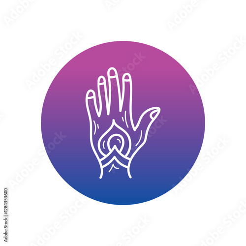 Henna  Vector icon