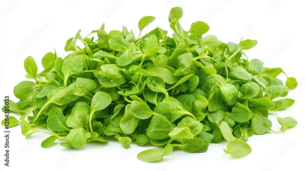 A close-up of fresh arugula microgreens, a popular ingredient in healthy cuisine due to their high nutritional content and vibrant flavor. A close-up of fresh arugula microgreens, a popular ingredient in healthy cuisine due to their high nutritional content and vibrant flavor.