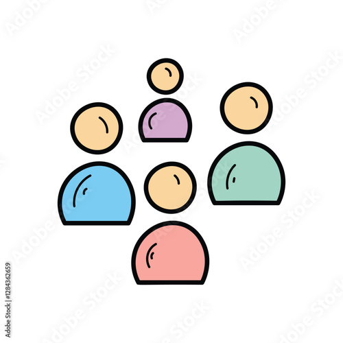 Ramadan gatherings Vector icon