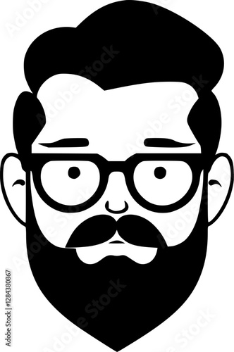 Papa - Minimalist and Flat Logo - Vector illustration