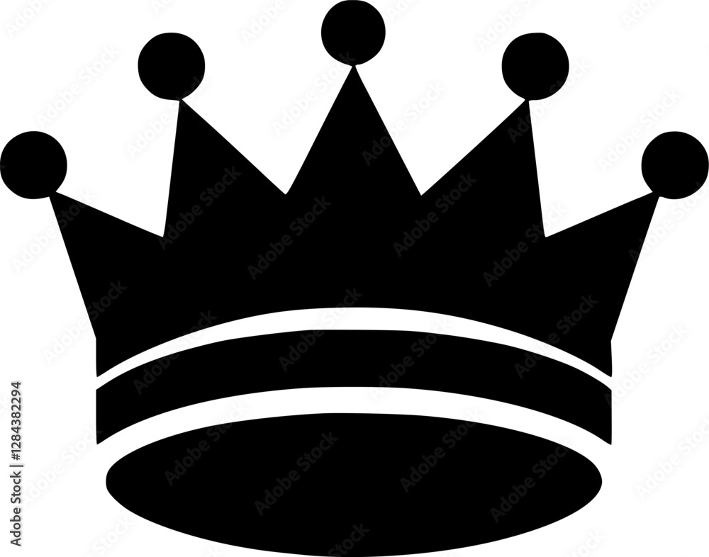 Crown | Minimalist and Simple Silhouette - Vector illustration Crown | Minimalist and Simple Silhouette - Vector illustration
