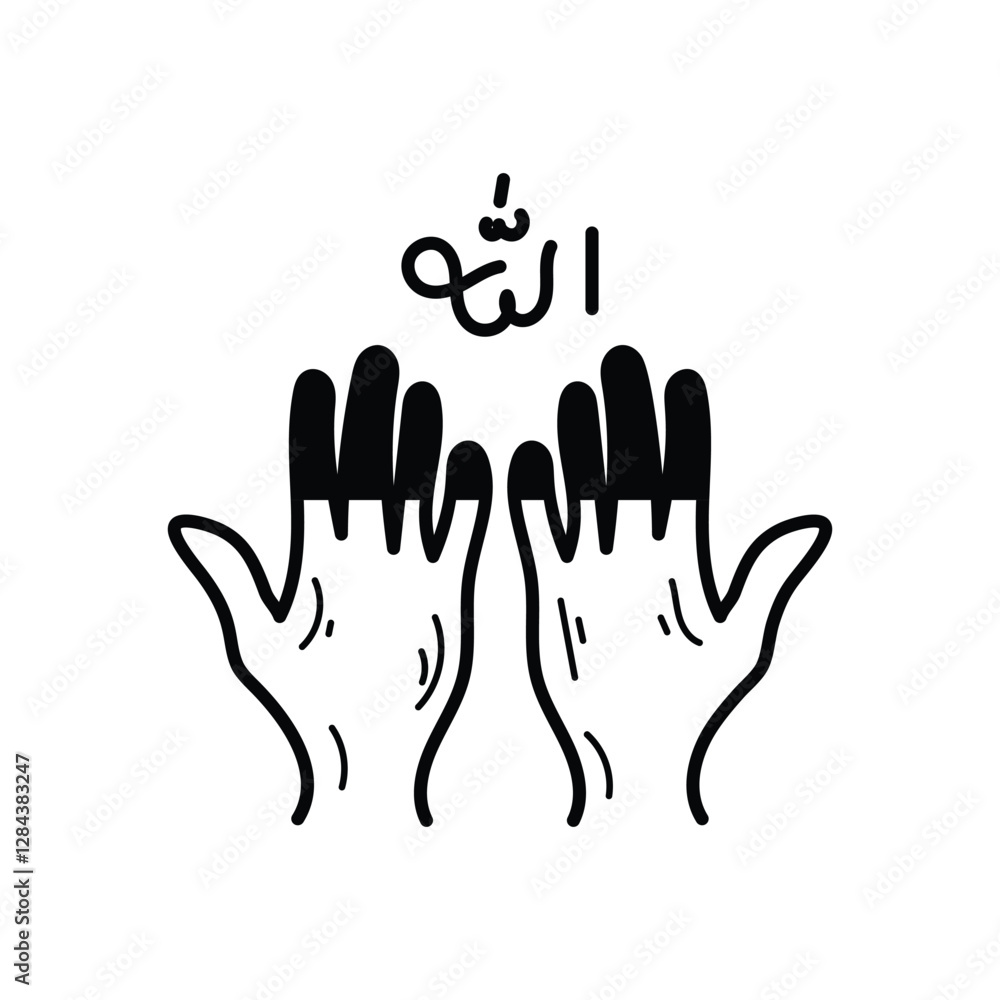 Obraz premium Masbaha Vector icon