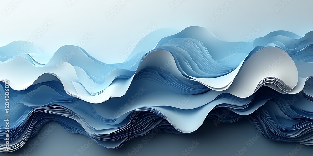 Fototapeta premium Abstract Liquid Forms Background (1)