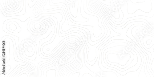 Abstract Topographic Pattern Banner Background, geographic line map with elevation assignments. Modern design background with wavy pattern. Paper texture Imitation of a geographical map shades.