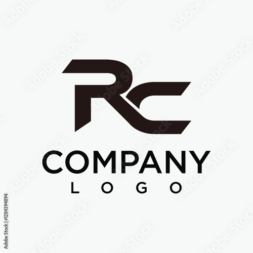letter RC logo design idea