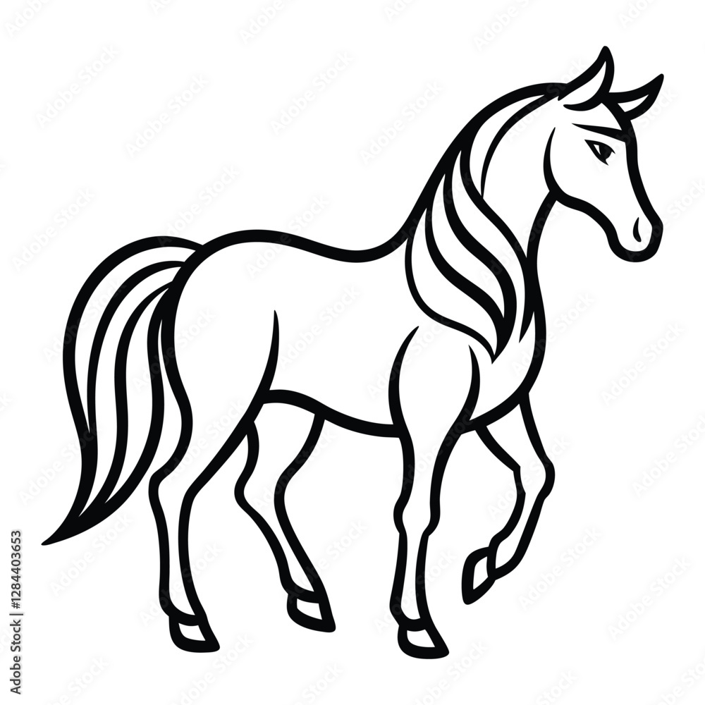 Obraz premium tribal horse