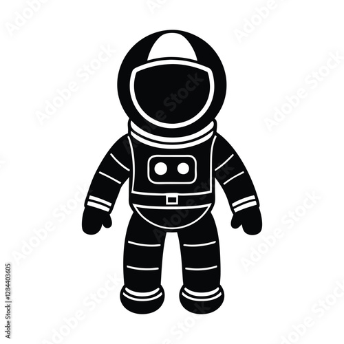vector illustration of a toy astronaut