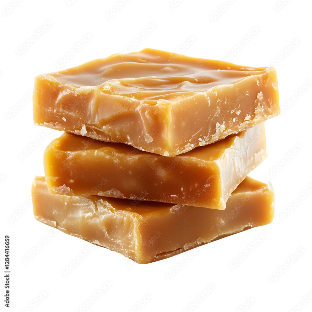 Butterscotch Caramel Isolated on Transparent Background Butterscotch Caramel Isolated on Transparent Background