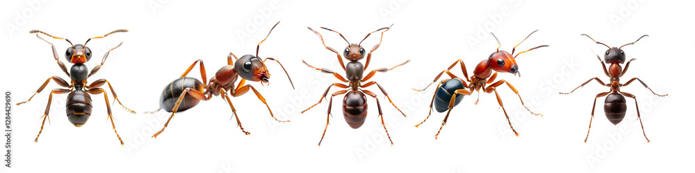 Ant walking isolated on transparent background. Ant walking isolated on transparent background.
