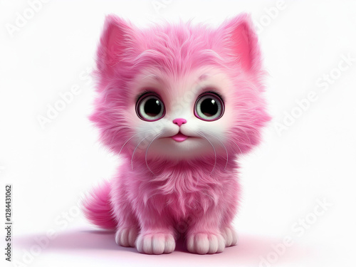 pink kitten