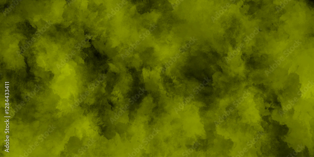 Abstract Green Smoke Texture Background with Dark Cloud Effect Abstract Green Smoke Texture Background with Dark Cloud Effect
