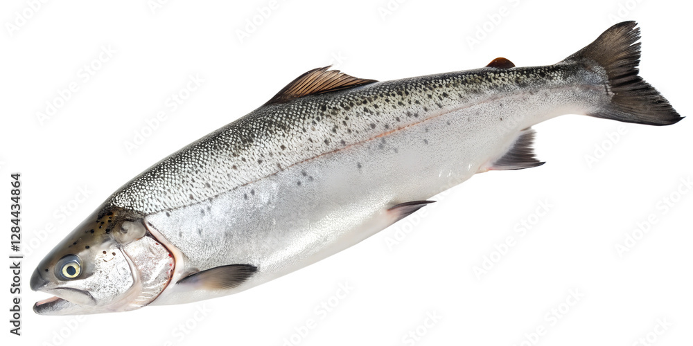 Fresh Salmon on Transparent Background Fresh Salmon on Transparent Background