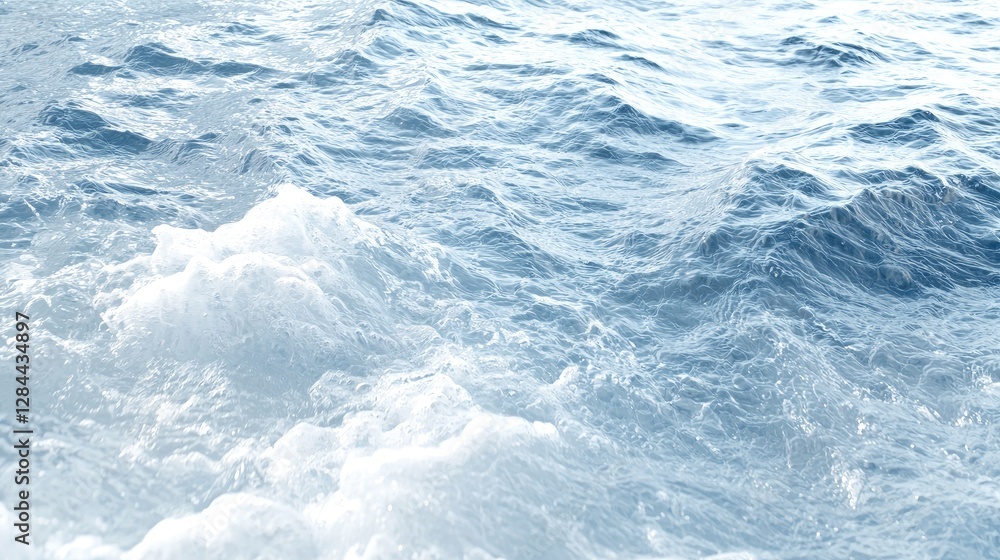 Ocean waves, water surface, blue sea. Possible use stock photo Ocean waves, water surface, blue sea. Possible use stock photo