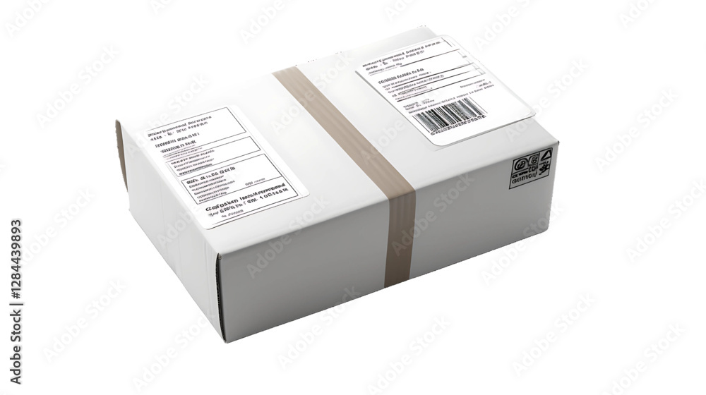 Collection 3D element of network logistic management support cargo and shipping icon vector on white background, barcode box Collection 3D element of network logistic management support cargo and shipping icon vector on white background, barcode box