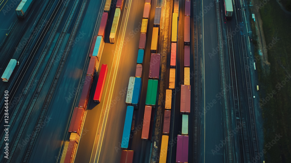 Global business of Container Cargo freight train for Business logistics concept, Air cargo trucking, Rail transportation and maritime shipping, Online goods orders worldwide. Container truck in ship
Global business of Container Cargo freight train for Business logistics concept, Air cargo trucking, Rail transportation and maritime shipping, Online goods orders worldwide. Container truck in ship