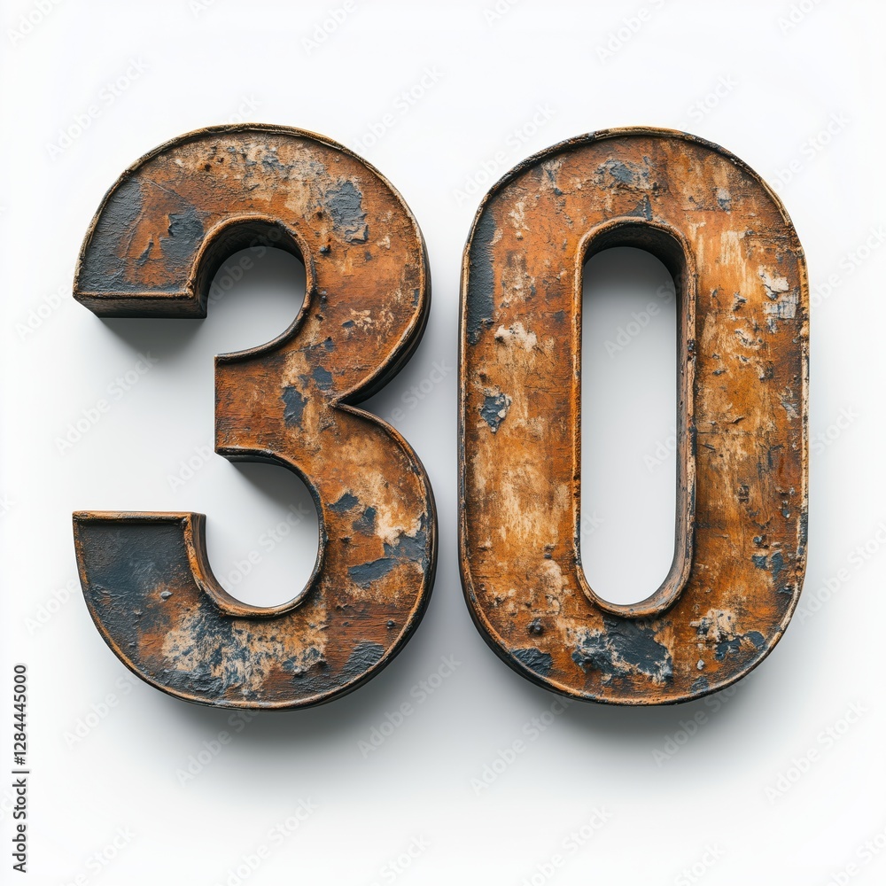 30th letter anniversary 3d concept design 30th letter anniversary 3d concept design