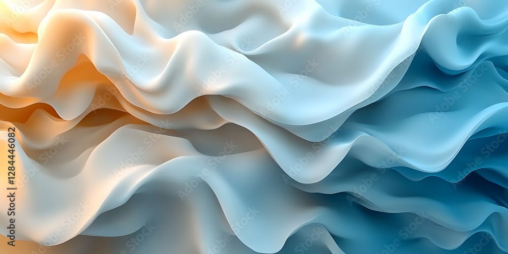 Fototapeta premium Abstract Liquid Flowing