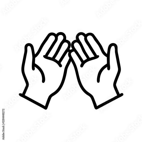 Open hands symbolizing giving and receiving, harmony and connection