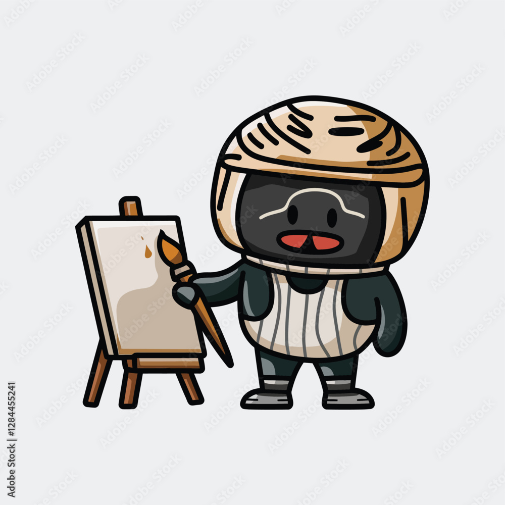 Obraz premium 2d vector illustration for cartoon character design for kids and comic book stickers printing and cartoon movie 