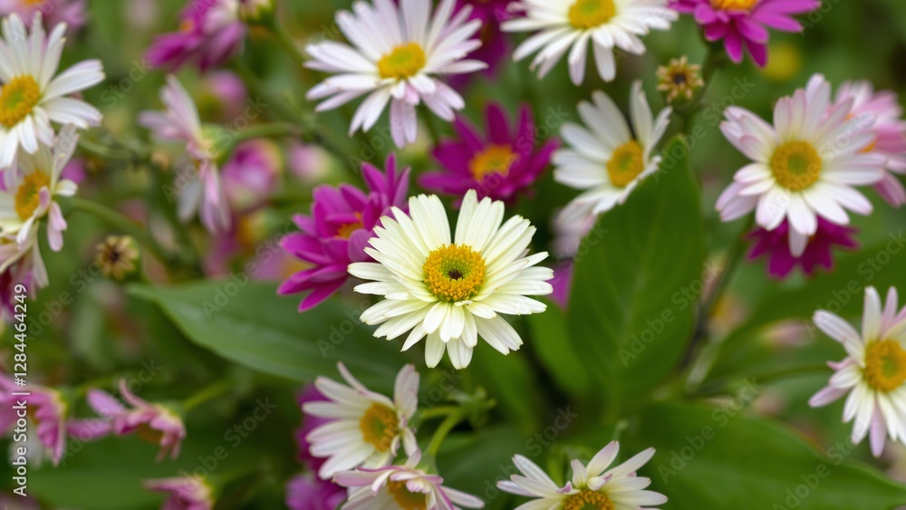 Vibrant Bouquet of Daisies and Purple Flowers Vibrant Bouquet of Daisies and Purple Flowers