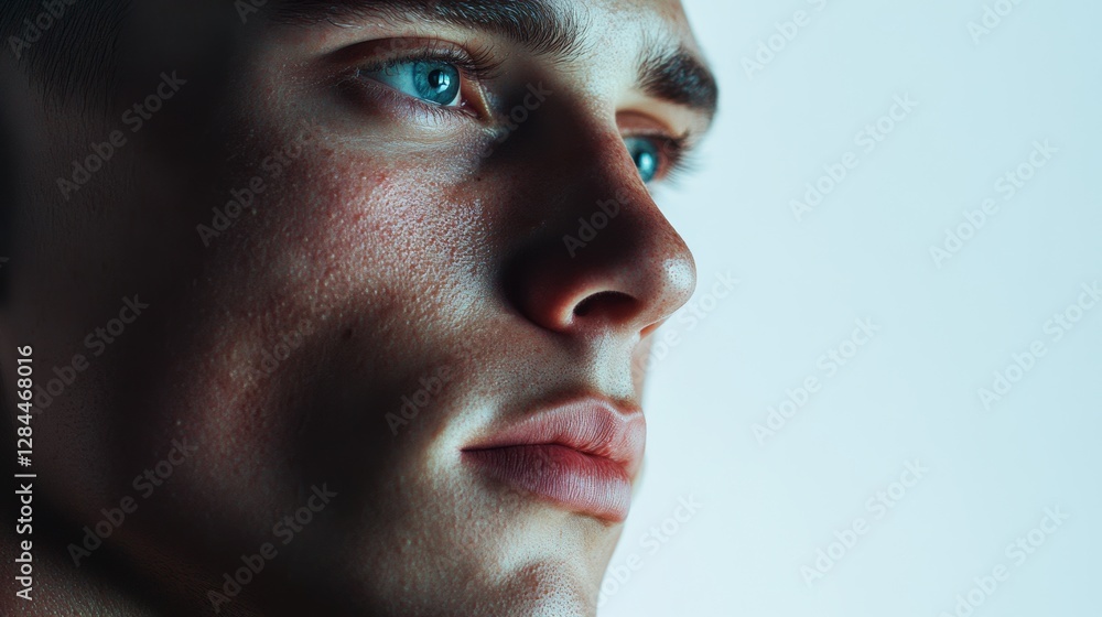 Obraz premium Quarterback training with focus on mental toughness. Featuring focus and composure