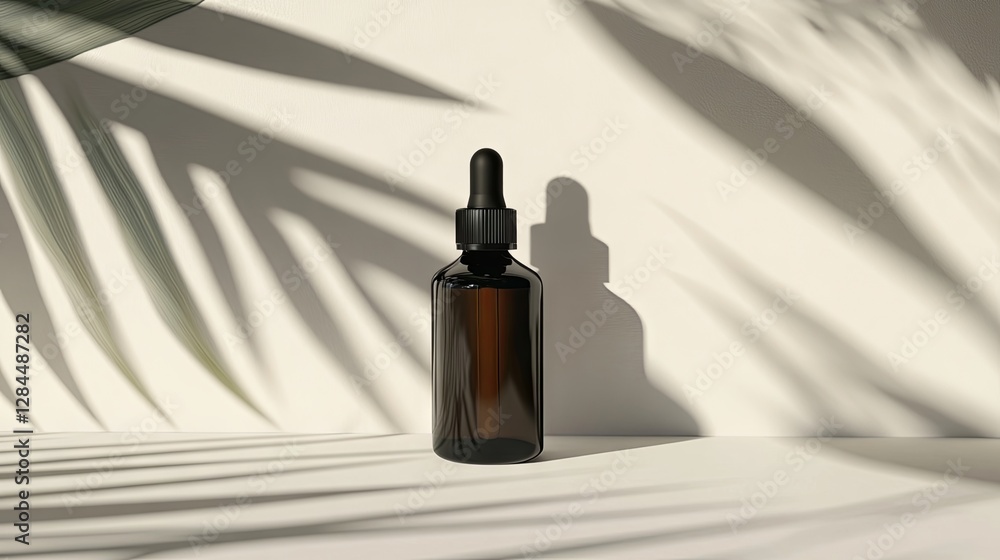 Naklejka premium Studio shot of blank cosmetic packaging