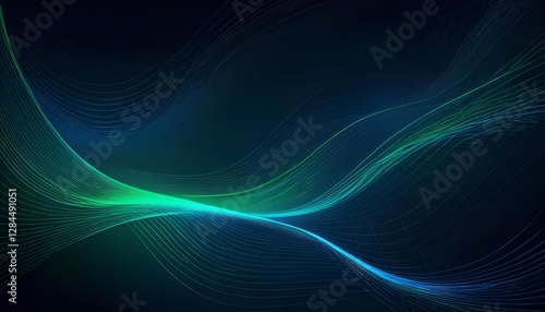 Abstract blue green background image, texture banner