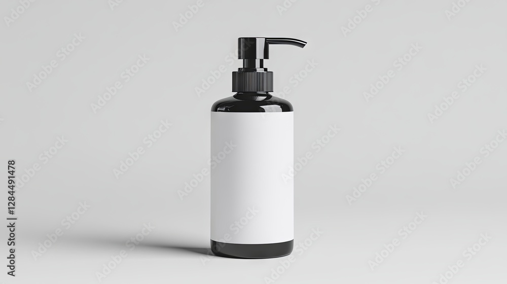 Studio shot of blank cosmetic packaging Studio shot of blank cosmetic packaging