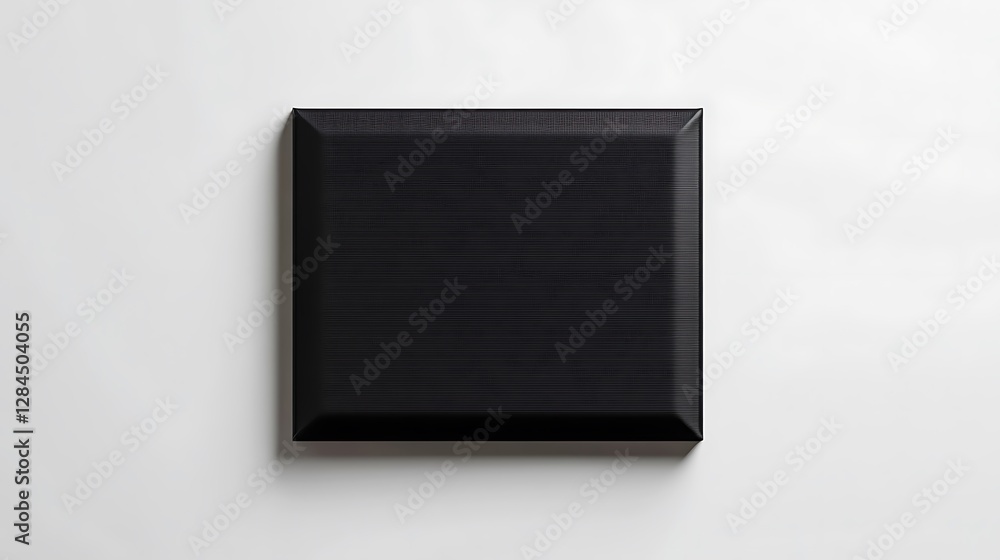 Black Square Panel: Product Photography on Neutral Background AI Generated