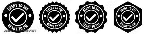 Ready to use icons set in different style on white background. Ready to use quality badge. Ready to use verified labels. Vector illustration