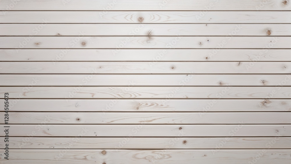 Naklejka premium clean, elegant horizontal white wood design, perfect for a minimalist aesthetic. The smooth texture of the wood is highlighted by subtle natural grain patterns, creating a sophisticated and timeless l