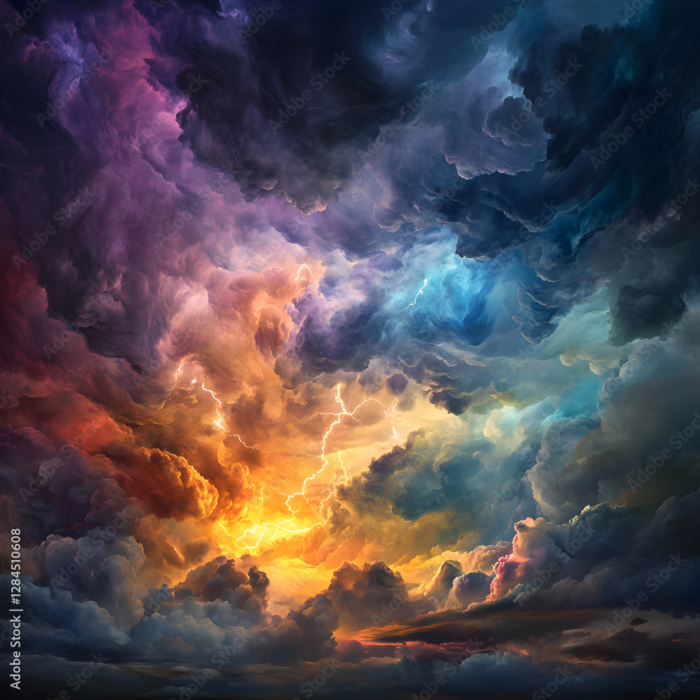 Descending Chaos: The Majestic Arrival of a Quickening Storm's Dynamic Ferocity Descending Chaos: The Majestic Arrival of a Quickening Storm's Dynamic Ferocity