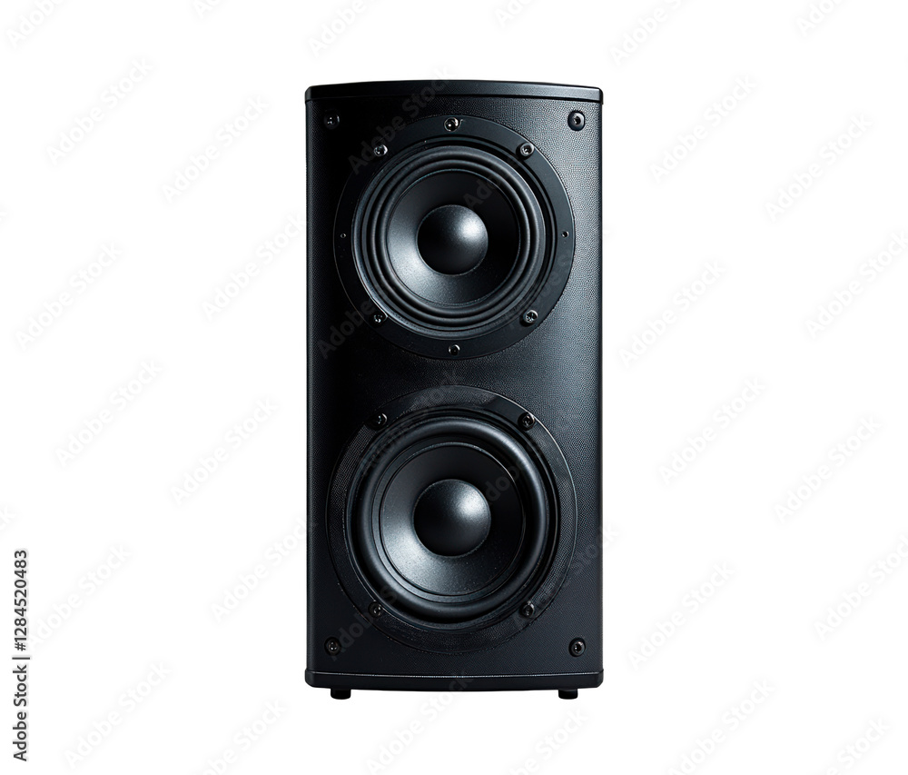 Audio music speaker isolated on transparent background Audio music speaker isolated on transparent background