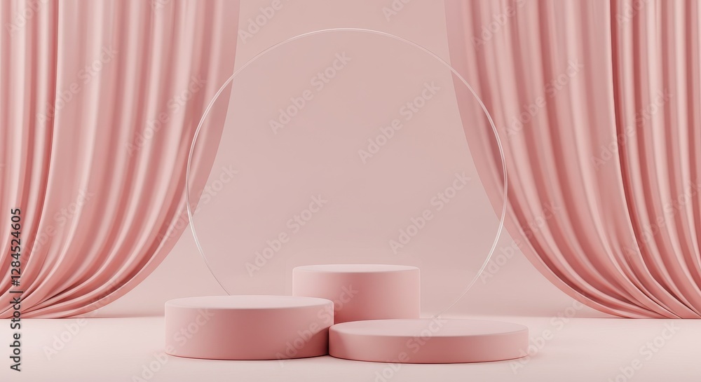a luxurious and romantic composition with a soft pastel pink backdrop. a luxurious and romantic composition with a soft pastel pink backdrop.