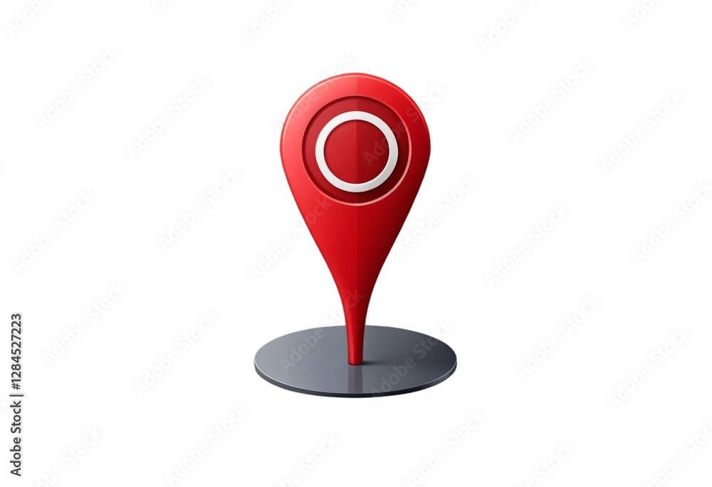 map pointer with red pin map pointer with red pin