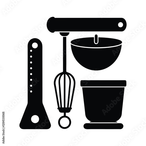 set of kitchen tools