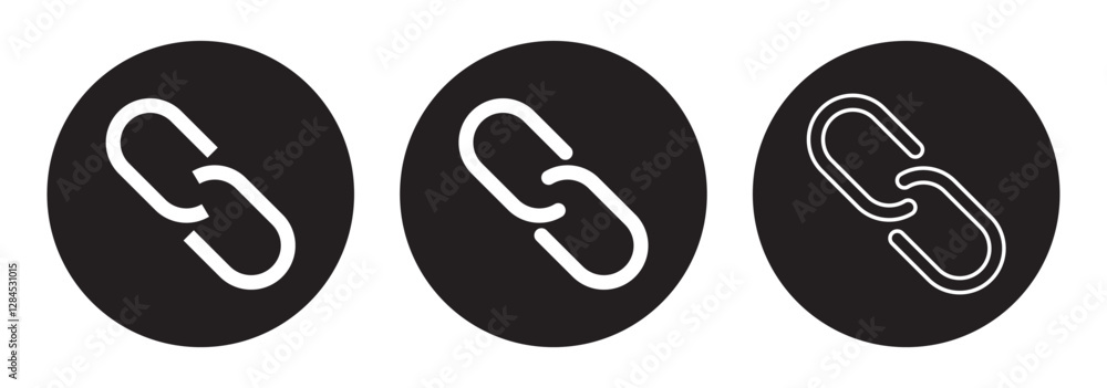 Chain, link icon vector isolated on circle background
Chain, link icon vector isolated on circle background