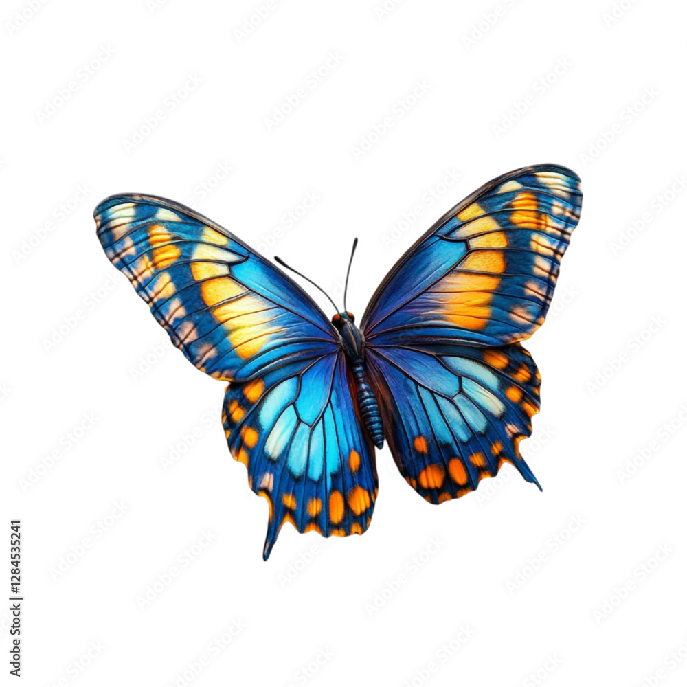 Vibrant Blue Butterfly Wings Abstract Art Stunning Nature Beauty Vibrant Blue Butterfly Wings Abstract Art Stunning Nature Beauty