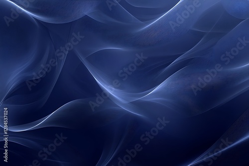 Wallpaper Mural A Dark Blue Abstract Representation With Curves And Soft Light Torontodigital.ca