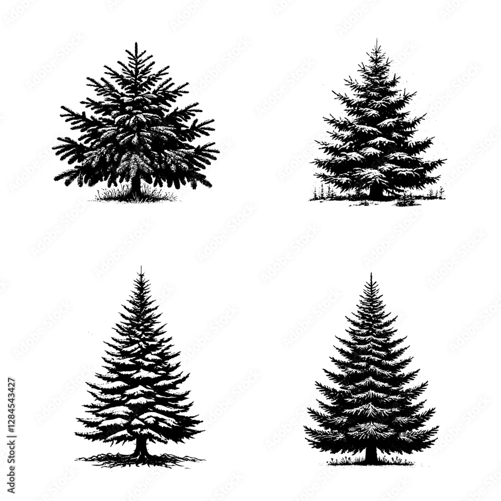 Obraz premium Spruce (Picea)