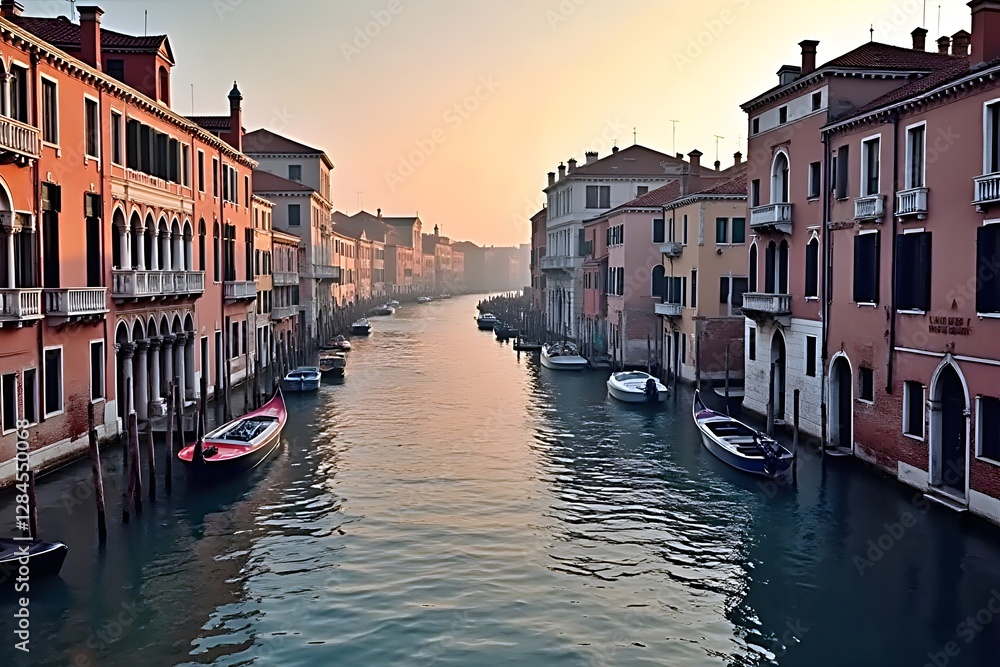 Obraz premium Venice: Empty Canals and Reflections - 02