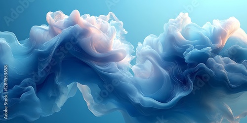 Abstract Ink Liquid Flow