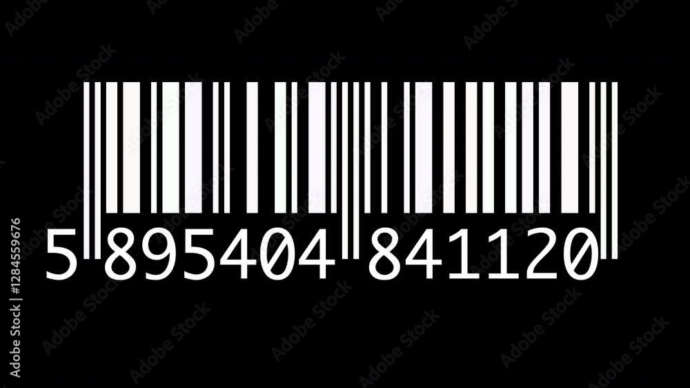 A series of colorful bar codes on a black background A series of colorful bar codes on a black background