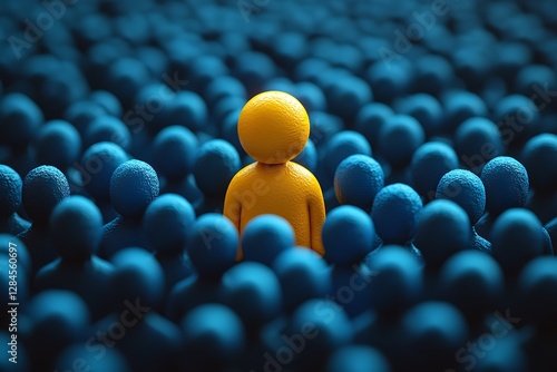 Standing Out From the Crowd: A Single Unique Figure