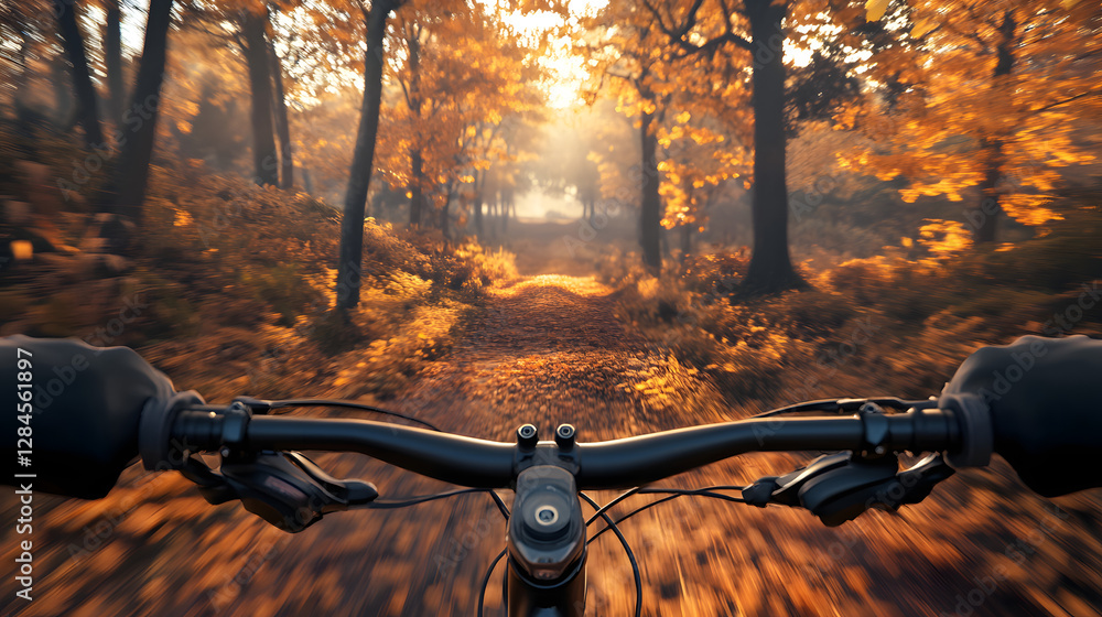 Enjoy Mountain Biking from Rider's Perspective Enjoy Mountain Biking from Rider's Perspective