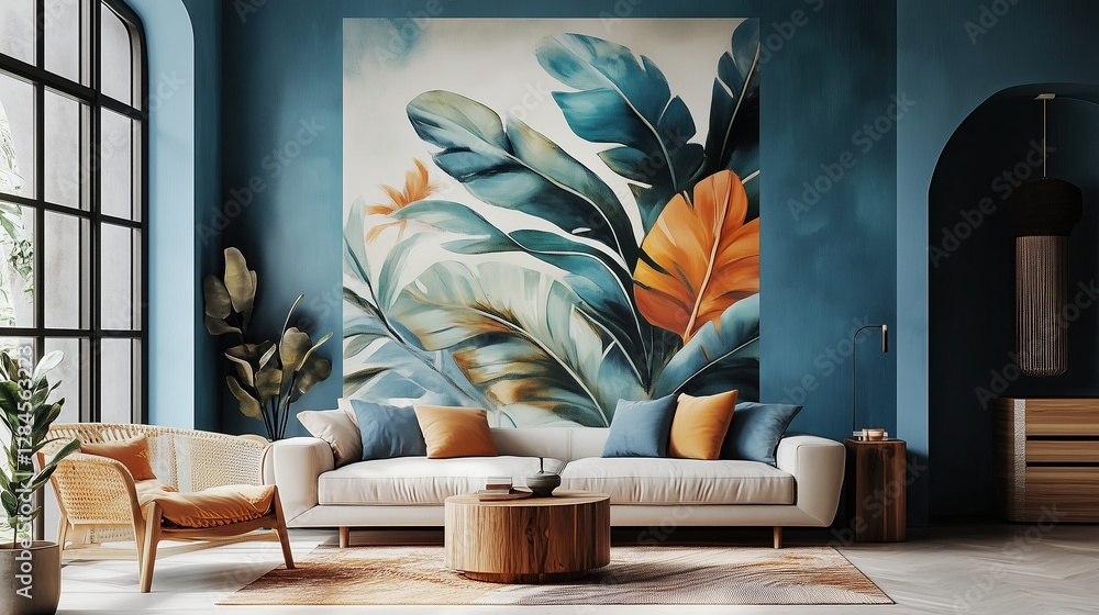 custom made wallpaper toronto digitalStatement wallpaper living room, high-fashion-inspired living room