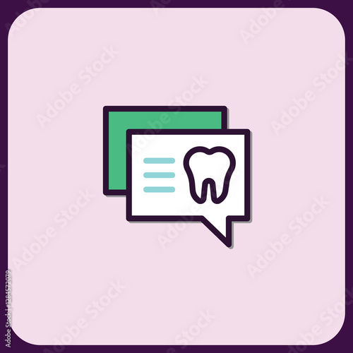 Dental Appointment Reminder Icon Design