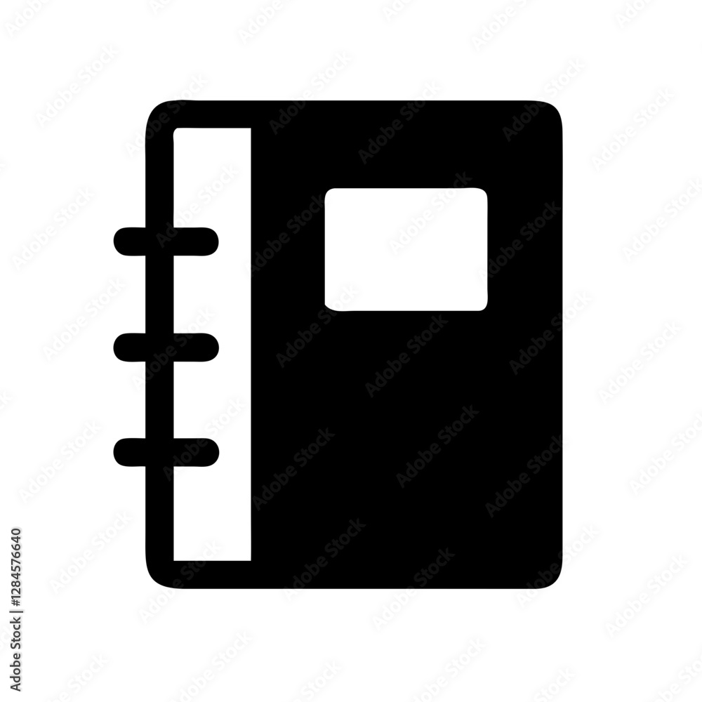 Notebook Icon Vector Art Illustration for Office Work and Digital Design Notebook Icon Vector Art Illustration for Office Work and Digital Design