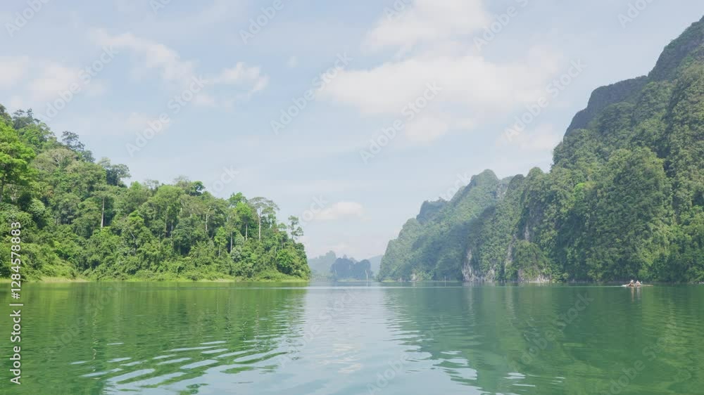 Khao Sok National Park, jungle and rock formations. Province Surat Thani, Thailand. 4K ProRes Rec.709 footage Khao Sok National Park, jungle and rock formations. Province Surat Thani, Thailand. 4K ProRes Rec.709 footage